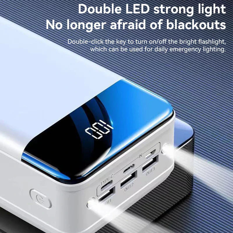 ChargeBlitz | 100,000mAh Ultra-High Capacity Power Bank with Super Fast Charging – Portable Charger for Phones, Tablets, and Laptops