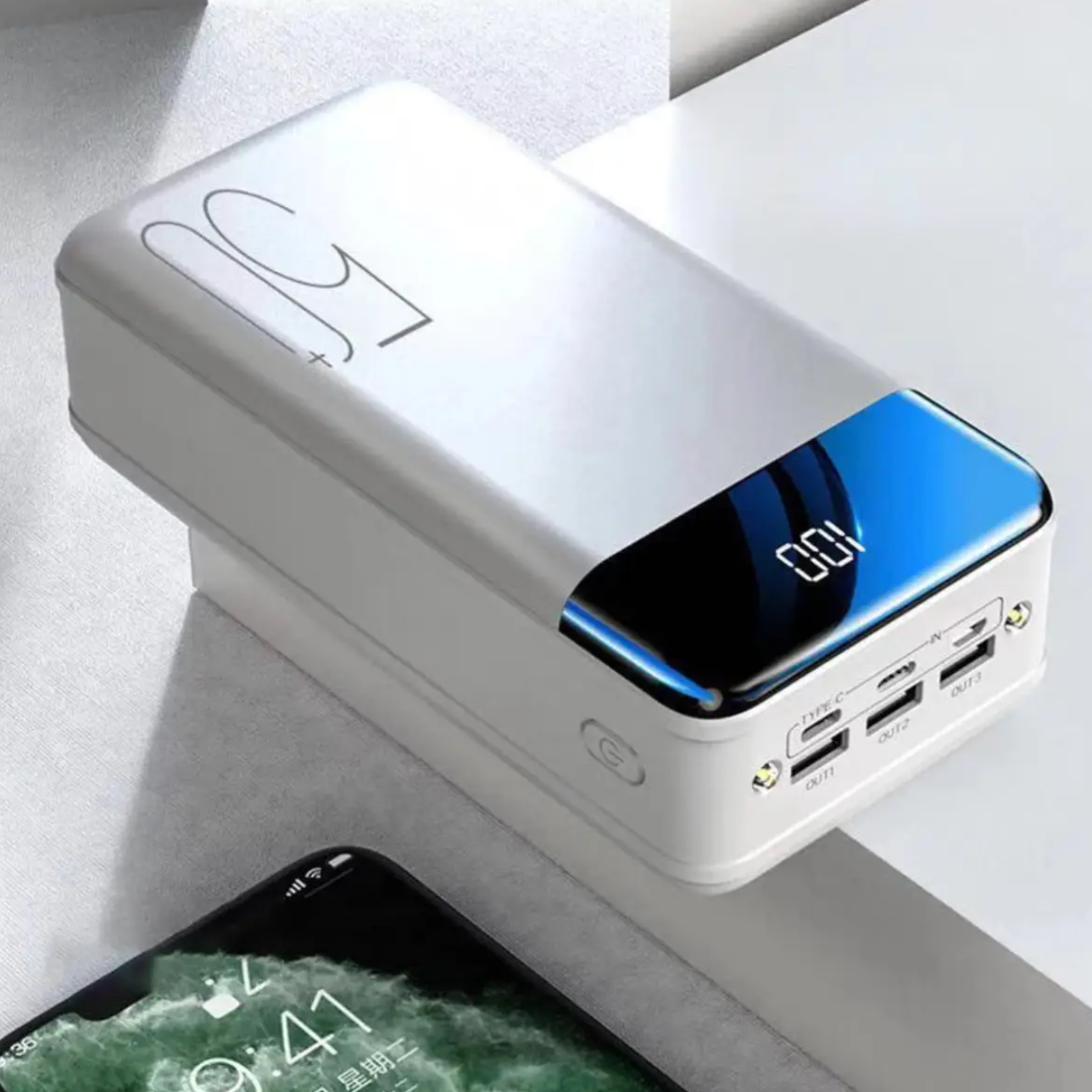 ChargeBlitz | 100,000mAh Ultra-High Capacity Power Bank with Super Fast Charging – Portable Charger for Phones, Tablets, and Laptops