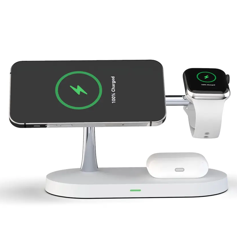 AeroWatch | 3-in-1 Wireless Charger for Smartphone, Smartwatch, and Earbuds