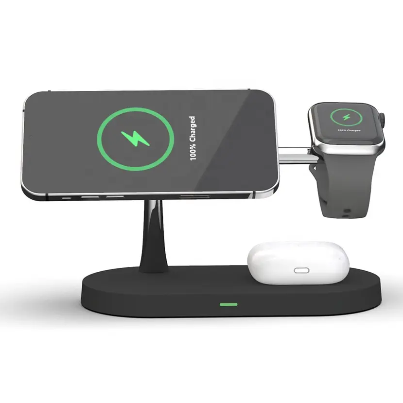 AeroWatch | 3-in-1 Wireless Charger for Smartphone, Smartwatch, and Earbuds