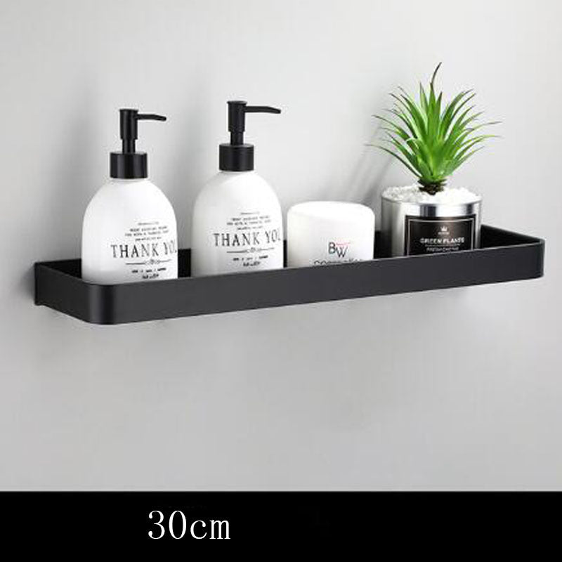 AluSpace | Black Space Aluminum Wall Shelf for Modern Simplicity