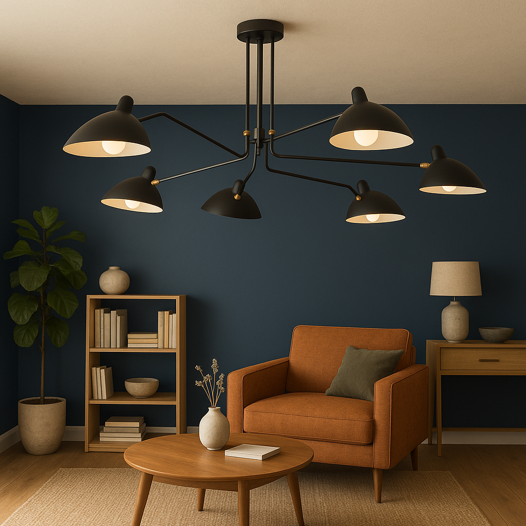 Ambilux | Contemporary Serge Mouille Ceiling Light for Modern Interiors
