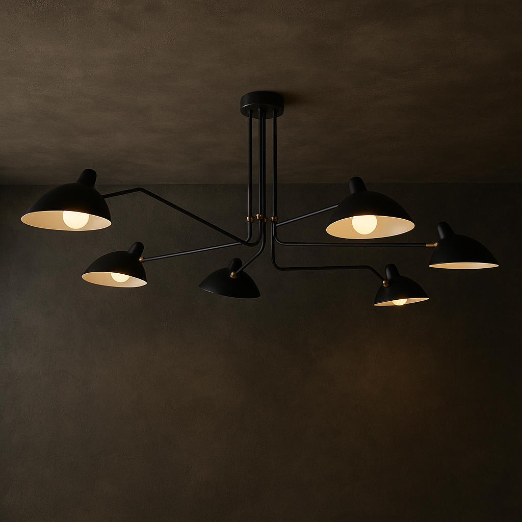 Ambilux | Contemporary Serge Mouille Ceiling Light for Modern Interiors