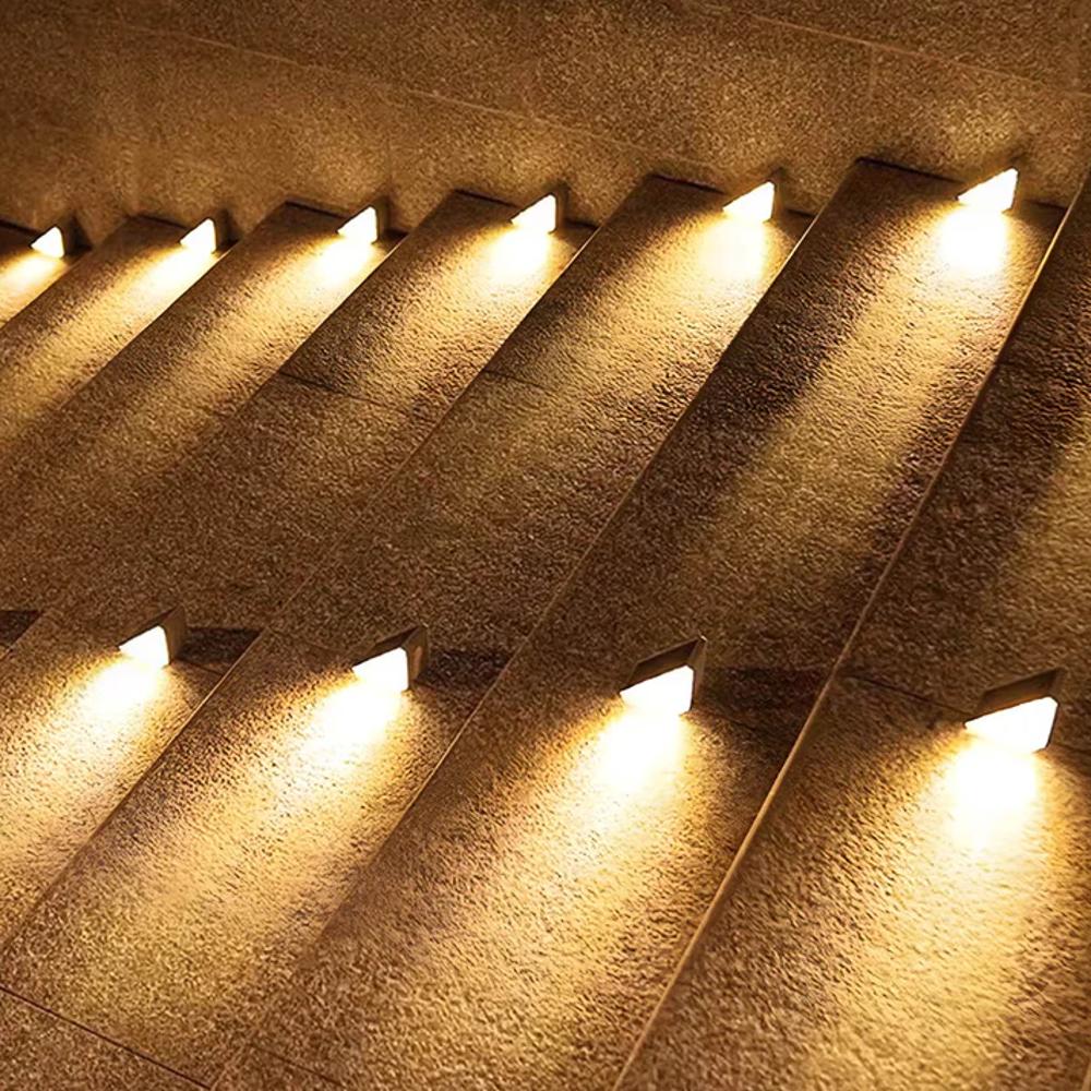 Ambros | Luminous Solar Stair Lights for Modern Outdoor Design