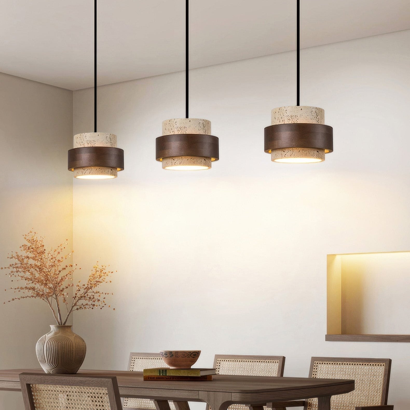 Ascend | Retro Stone Wabi-Sabi Pendant Lamp