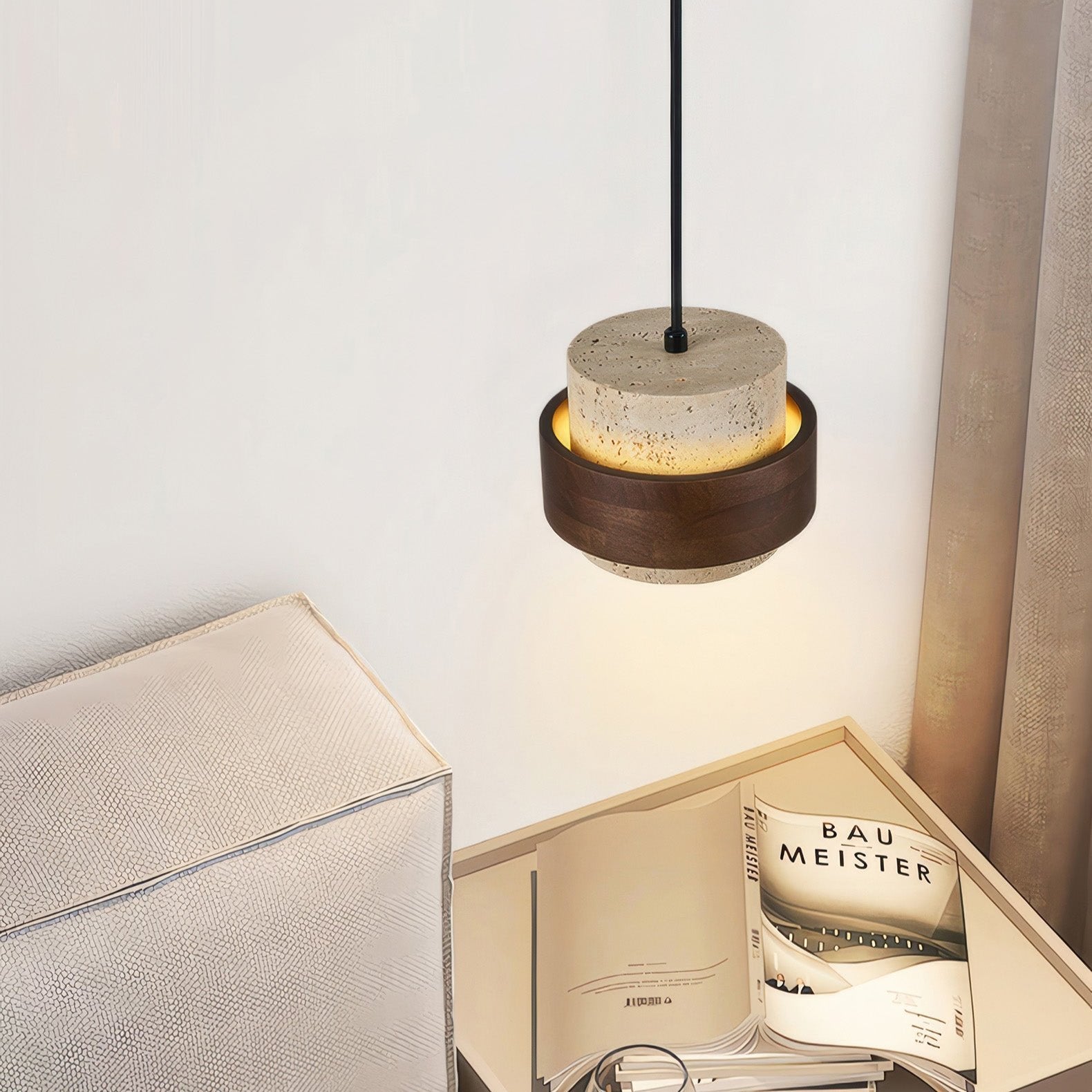 Ascend | Retro Stone Wabi-Sabi Pendant Lamp
