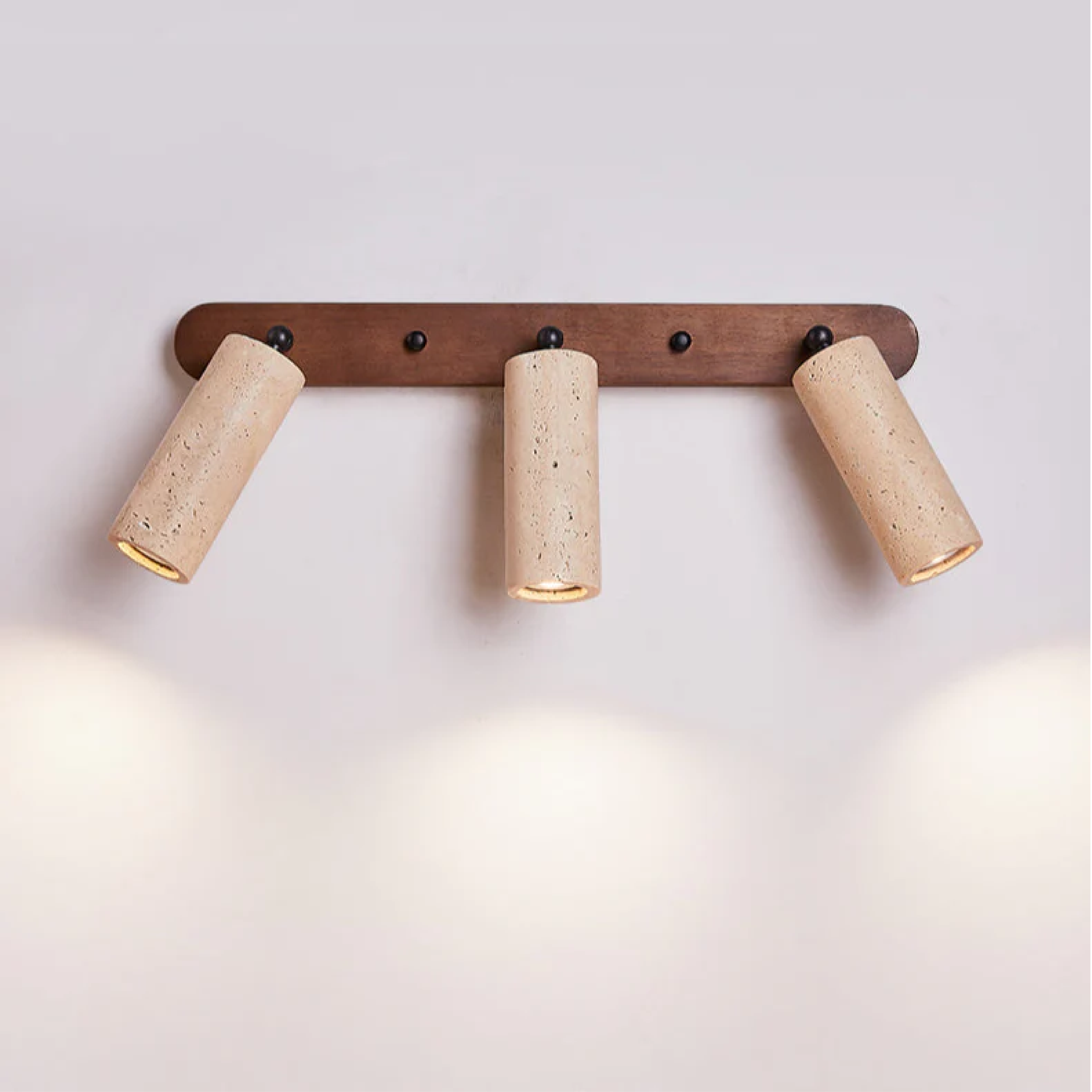 Aurivon | Travertine Swivel Wall Lamp with a Touch of Retro Charm