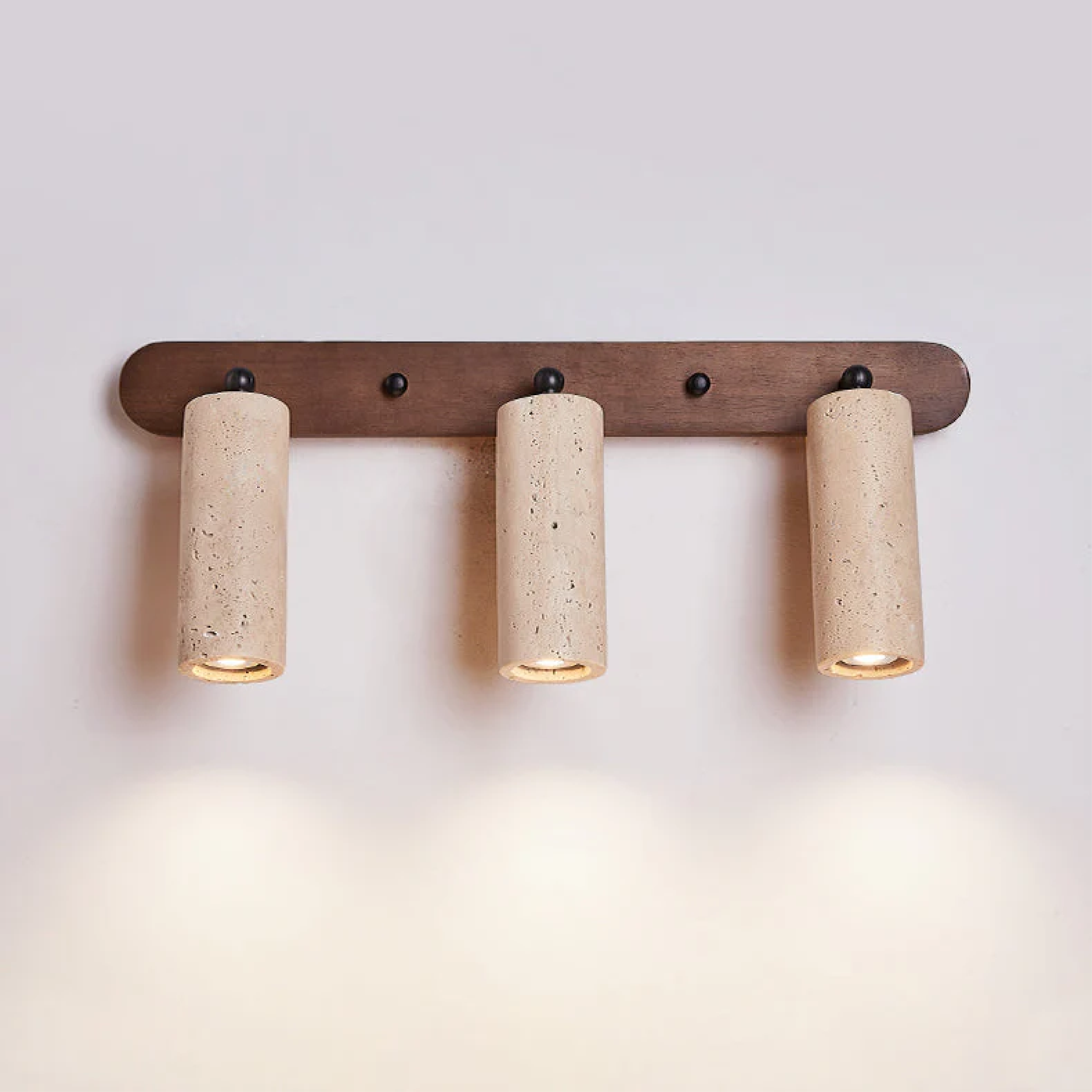 Aurivon | Travertine Swivel Wall Lamp with a Touch of Retro Charm