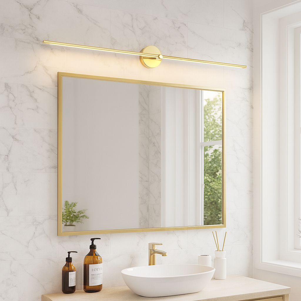 Crystalia | Bathroom Bar Wall Lamp For Above Mirror
