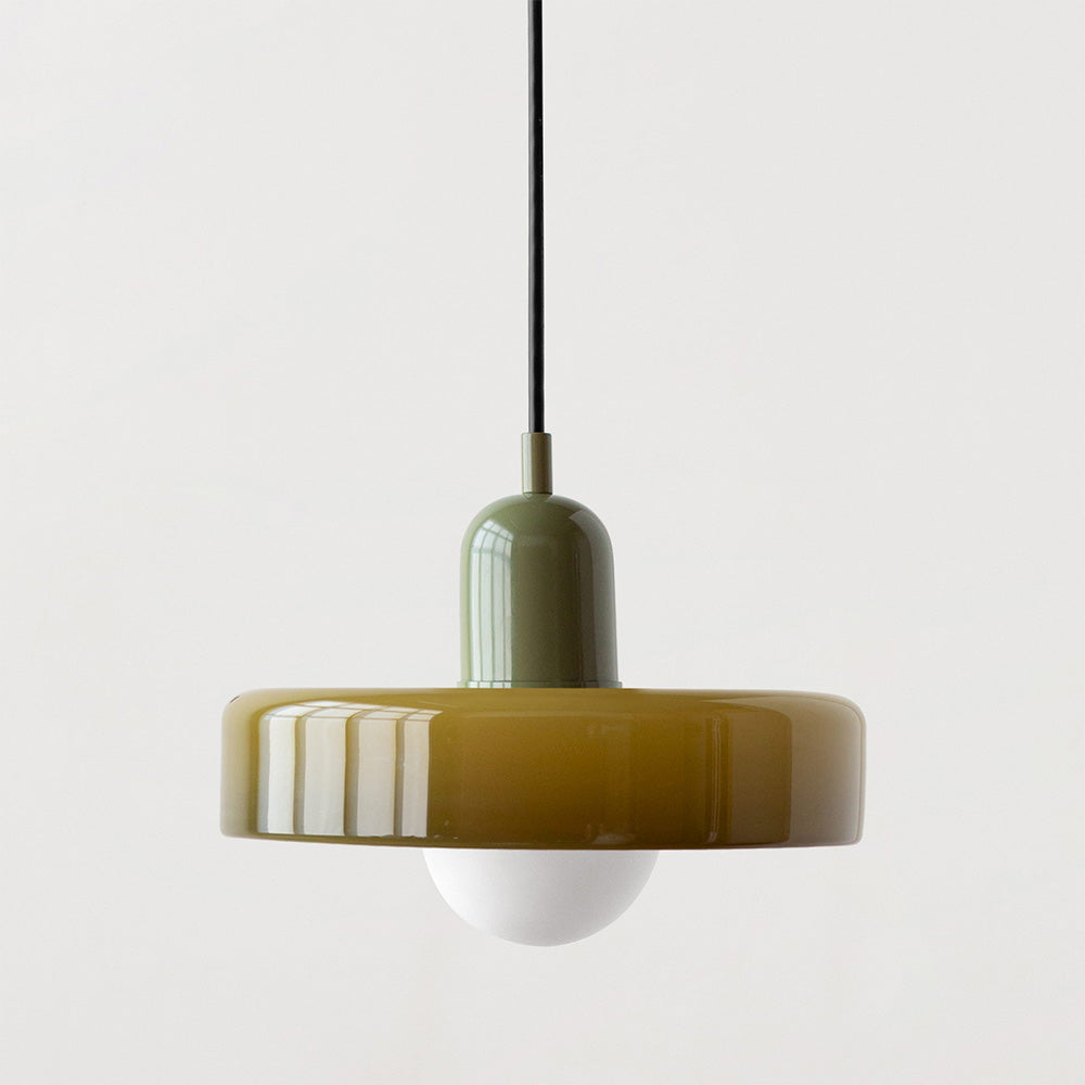 Linea | Bauhaus Colored Glass Pendant Lamp