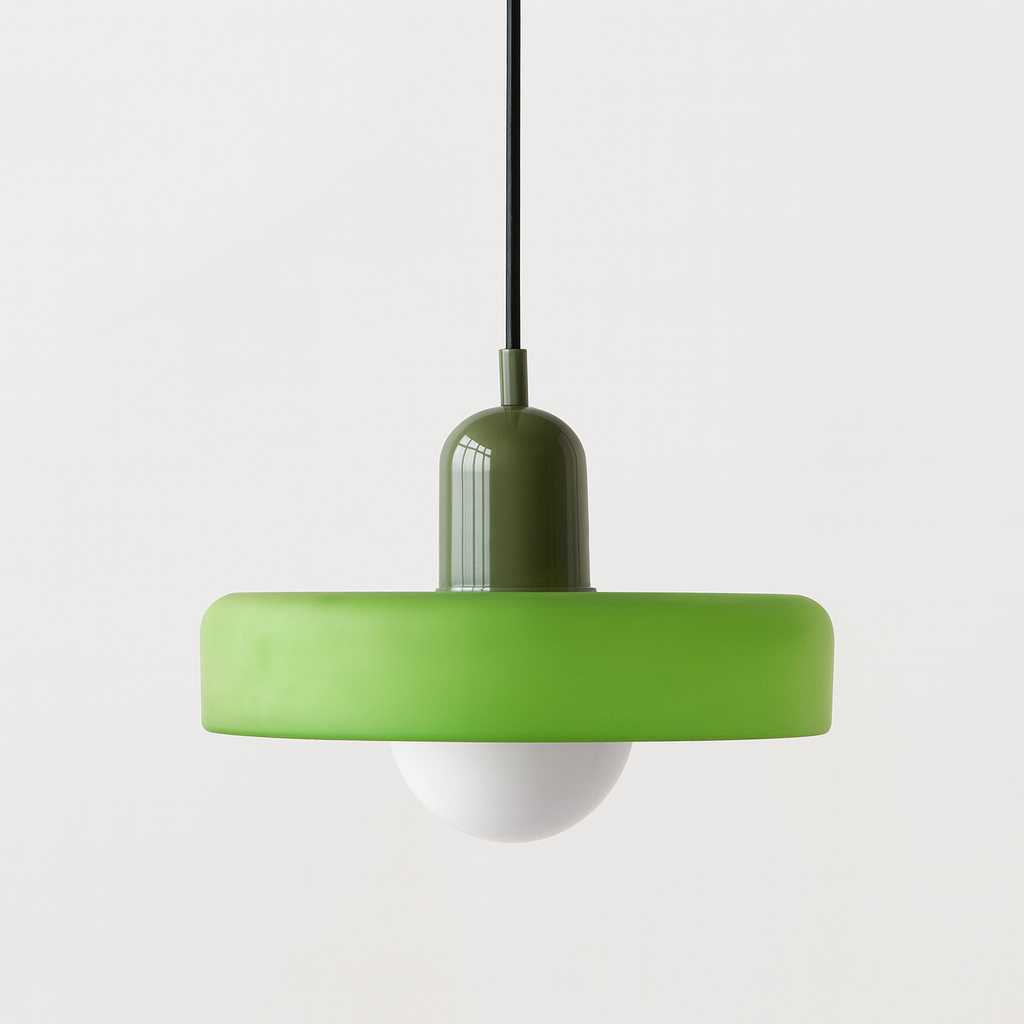 Linea | Bauhaus Colored Glass Pendant Lamp