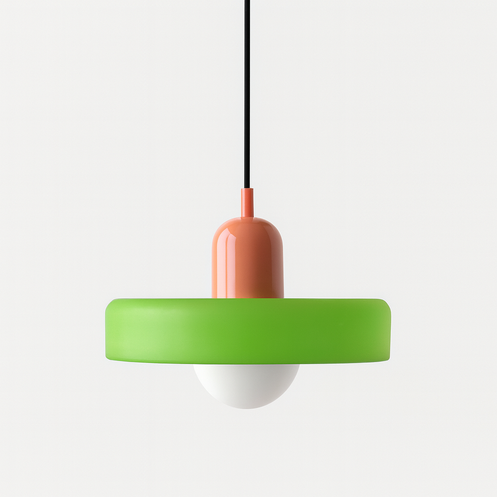 Linea | Bauhaus Colored Glass Pendant Lamp