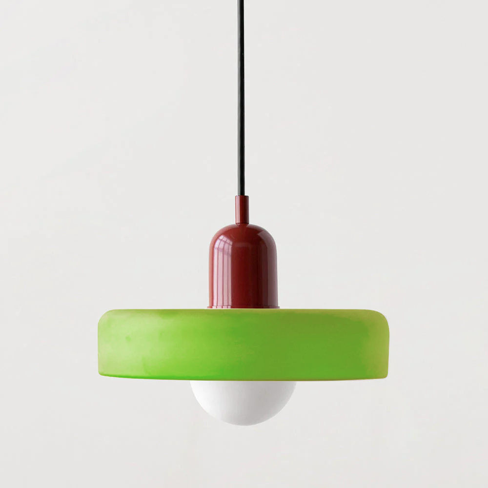 Linea | Bauhaus Colored Glass Pendant Lamp