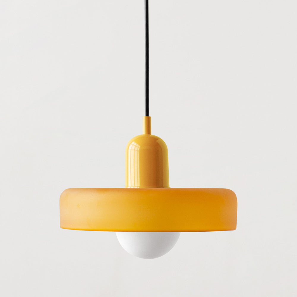 Linea | Bauhaus Colored Glass Pendant Lamp
