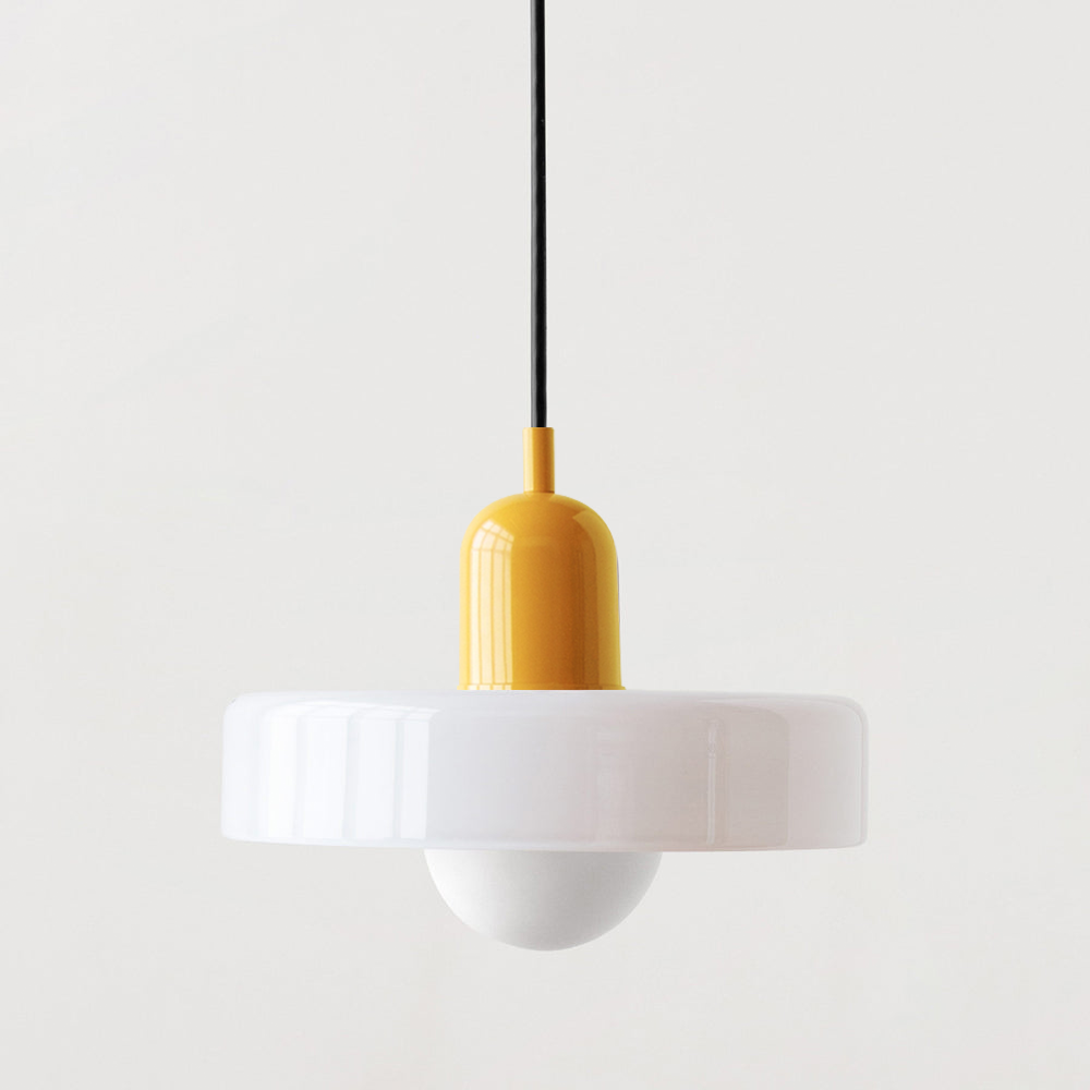Linea | Bauhaus Colored Glass Pendant Lamp