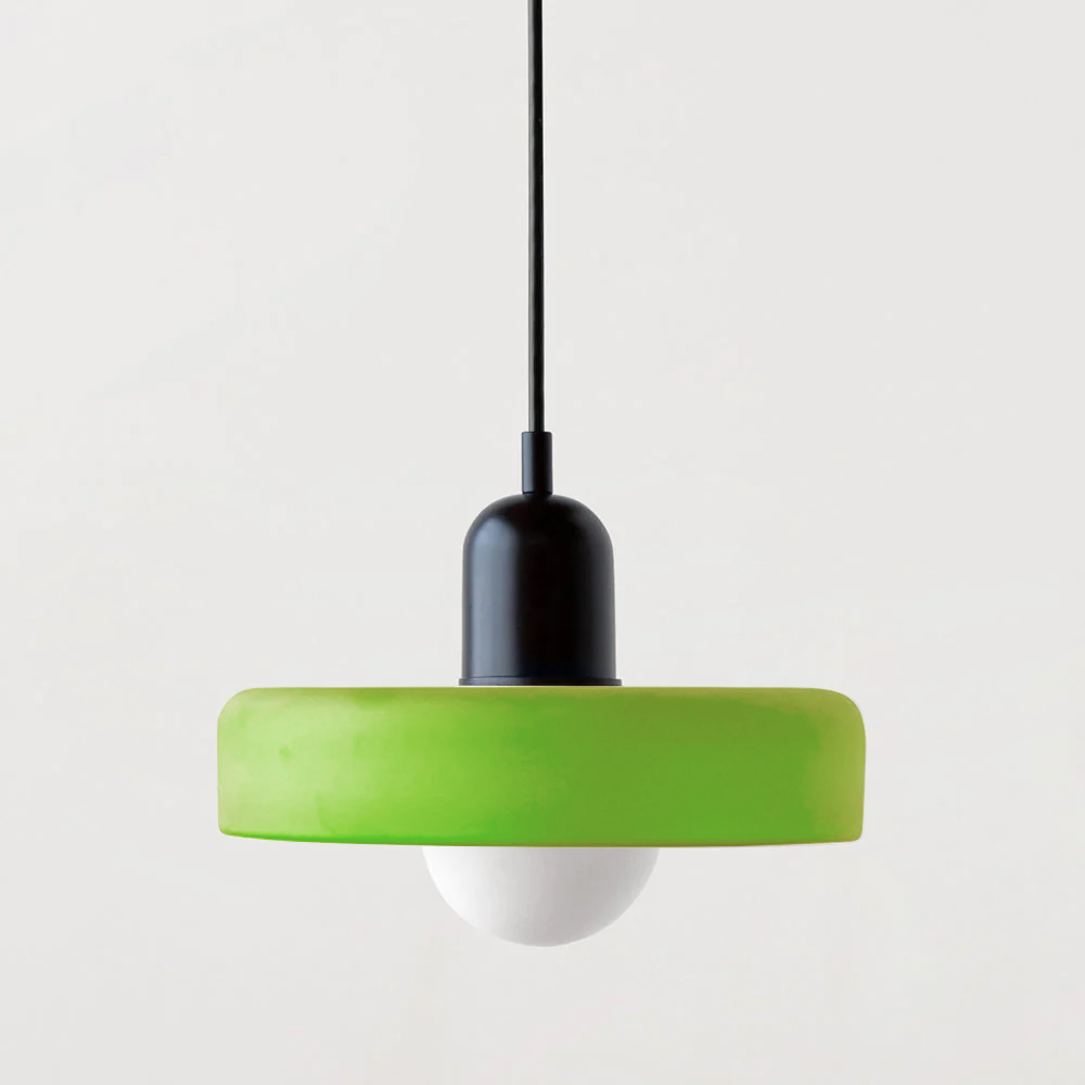 Linea | Bauhaus Colored Glass Pendant Lamp