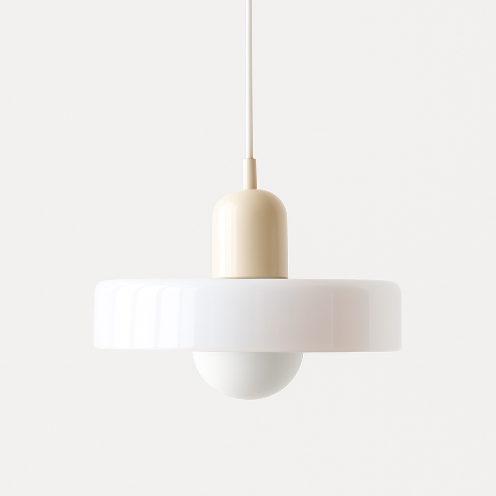 Linea | Bauhaus Colored Glass Pendant Lamp