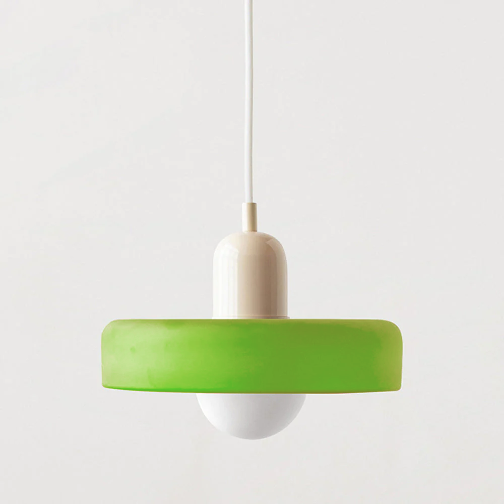 Linea | Bauhaus Colored Glass Pendant Lamp
