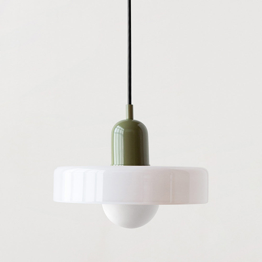 Linea | Bauhaus Colored Glass Pendant Lamp