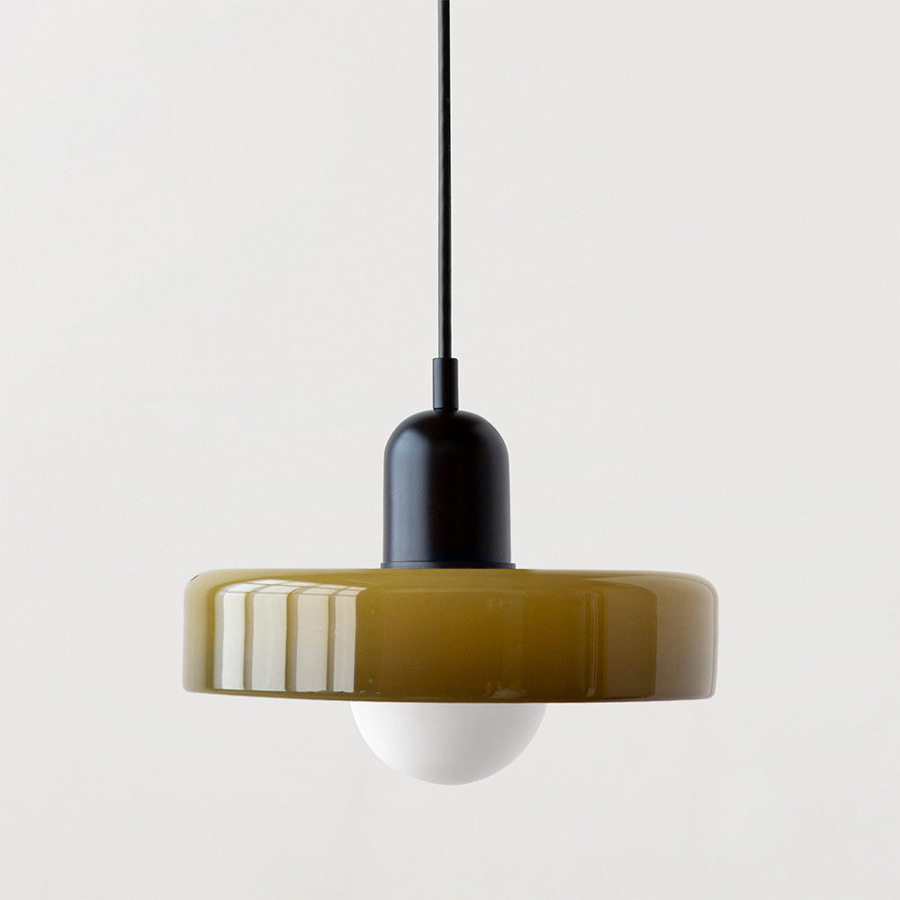 Linea | Bauhaus Colored Glass Pendant Lamp