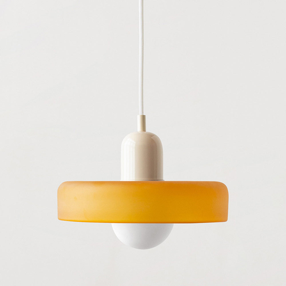 Linea | Bauhaus Colored Glass Pendant Lamp