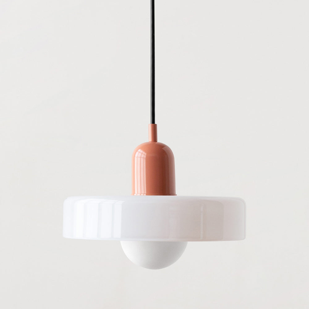 Linea | Bauhaus Colored Glass Pendant Lamp