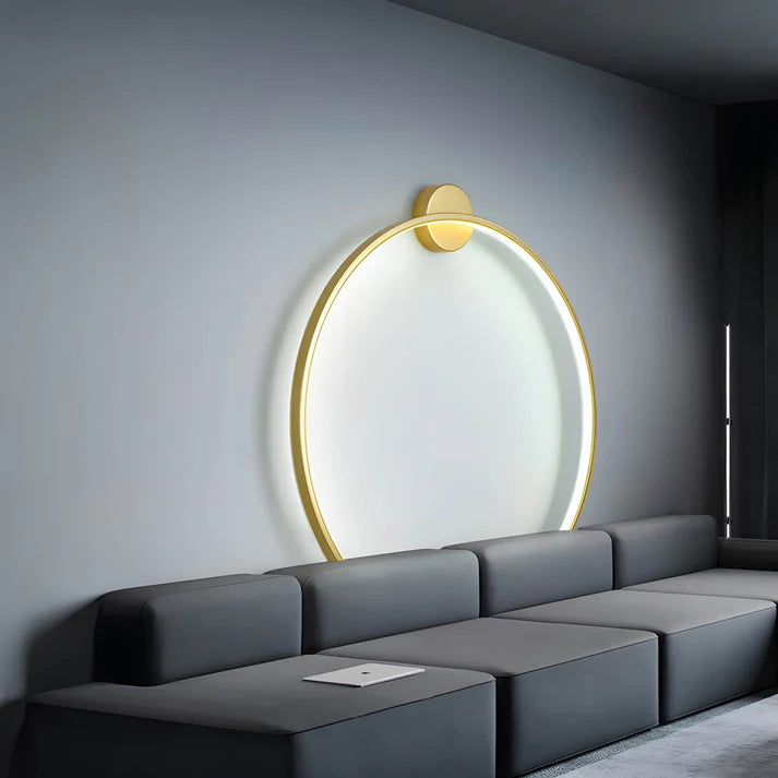 Brivian | Sculpted Ring Wall Lamp with Graceful Modern Curves