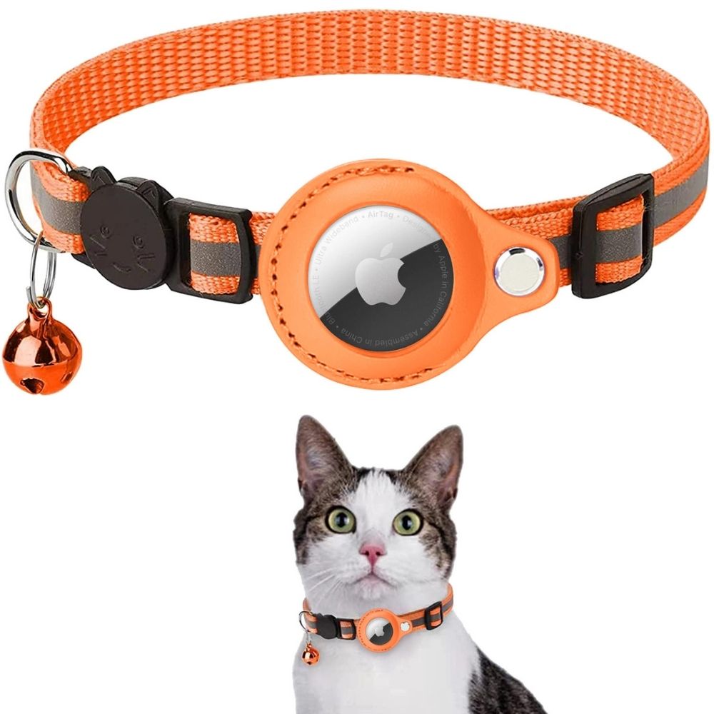 PetJoy | Cat GPS Tracker Collar with Quick Release Closure and Reflective Design for Enhanced Night Visibility