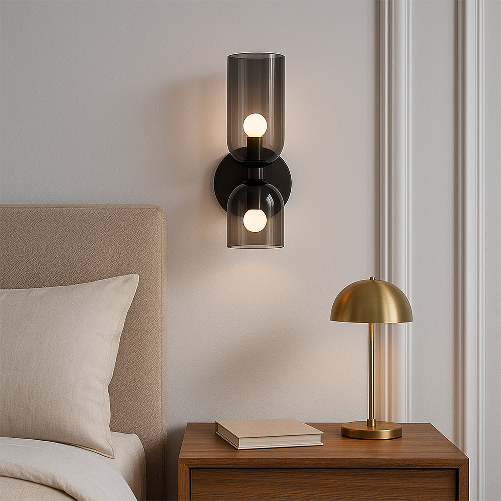 Clarva | Modern Sculptural Glass Wall Light for Stylish Interiors