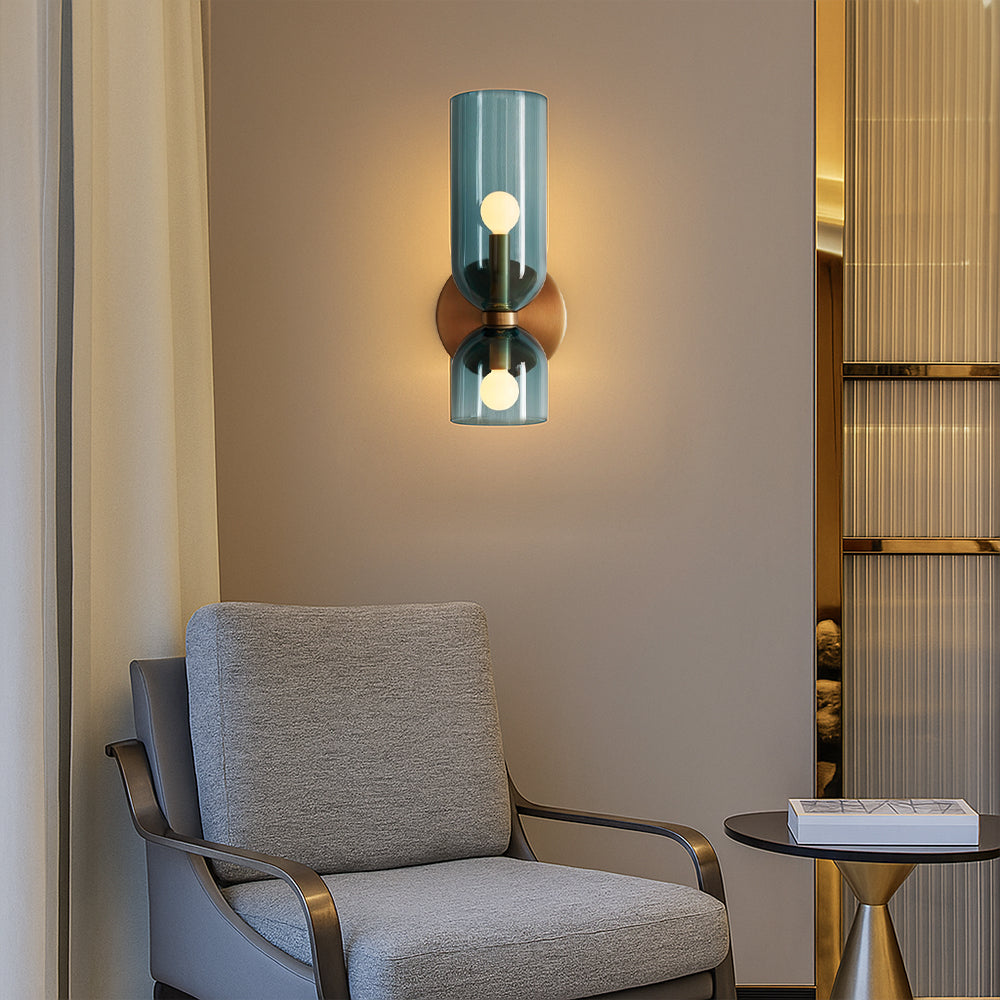 Clarva | Modern Sculptural Glass Wall Light for Stylish Interiors