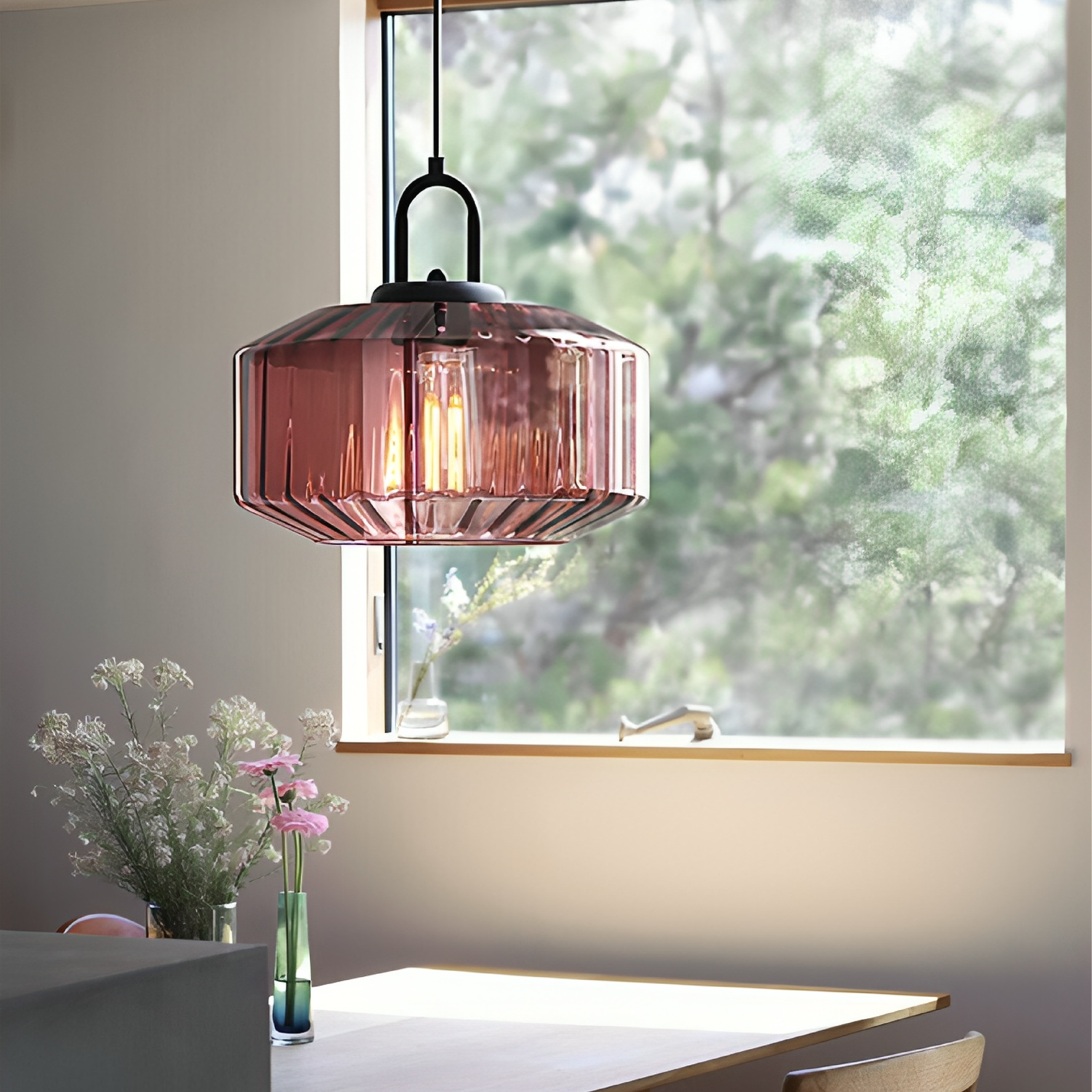 Lightra | Colored Glass Pendant Lamp for Lively Ambience
