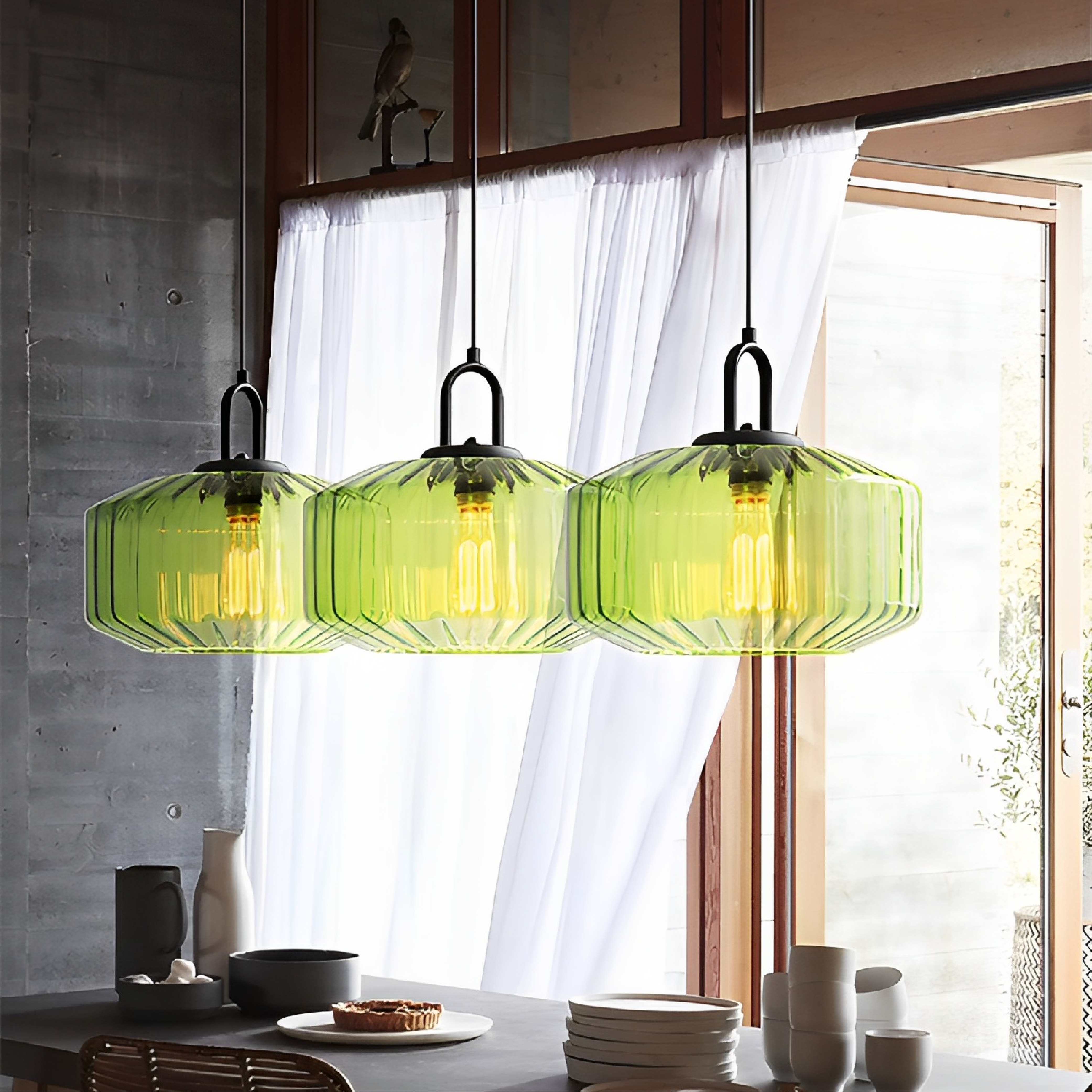 Lightra | Colored Glass Pendant Lamp for Lively Ambience