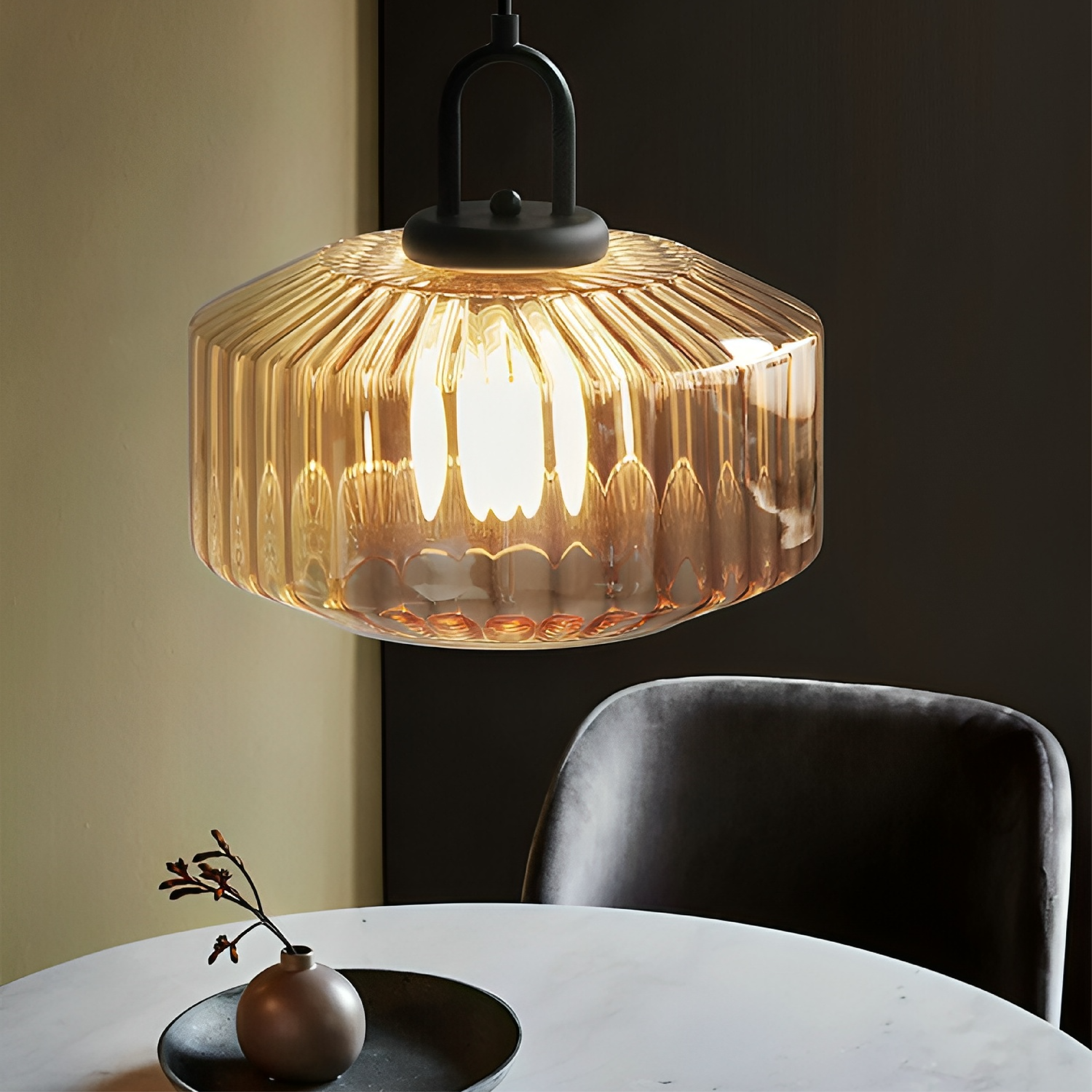 Lightra | Colored Glass Pendant Lamp for Lively Ambience
