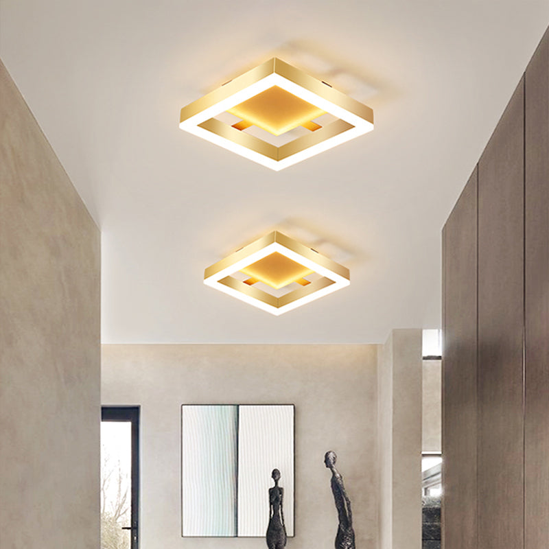 Lightra | Golden Contemporary LED Flush Mount Ceiling Lights
