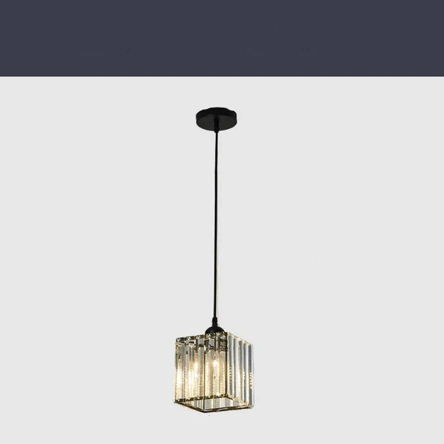 CrystalHaven | Minimalist K9 Crystal Pendant Lamp