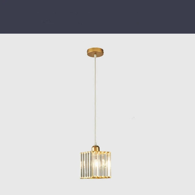 CrystalHaven | Minimalist K9 Crystal Pendant Lamp