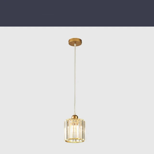 CrystalHaven | Minimalist K9 Crystal Pendant Lamp