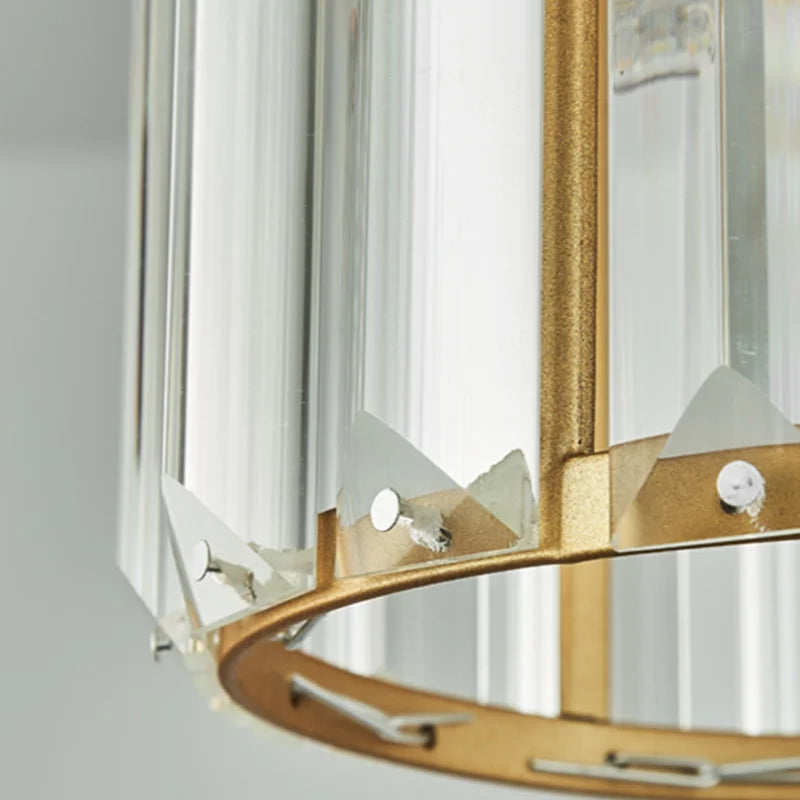CrystalHaven | Minimalist K9 Crystal Pendant Lamp
