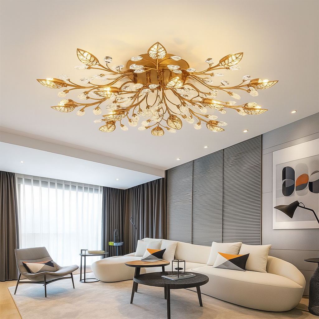 Lunaria | Crystal Luxury Ceiling Lamp