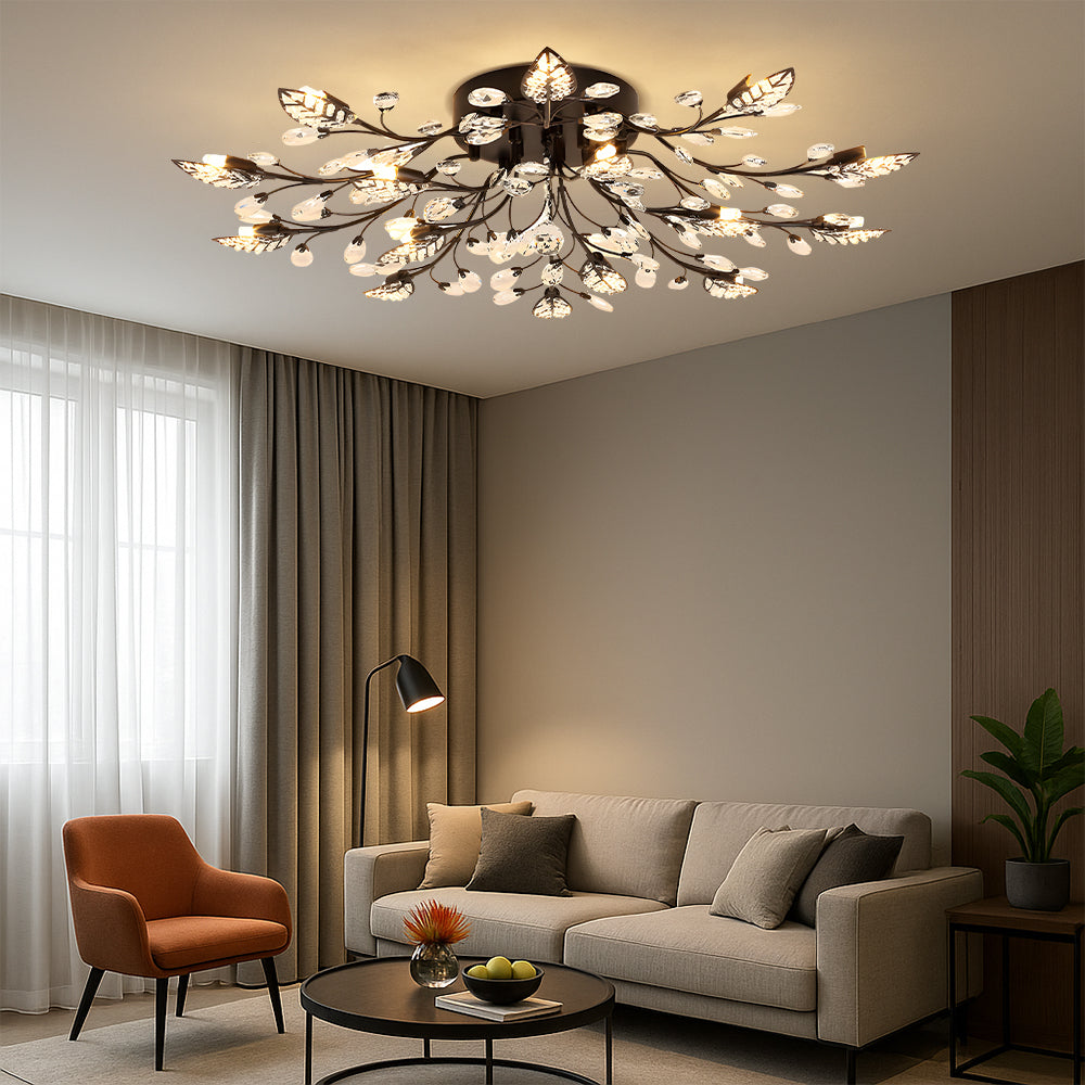 Lunaria | Crystal Luxury Ceiling Lamp