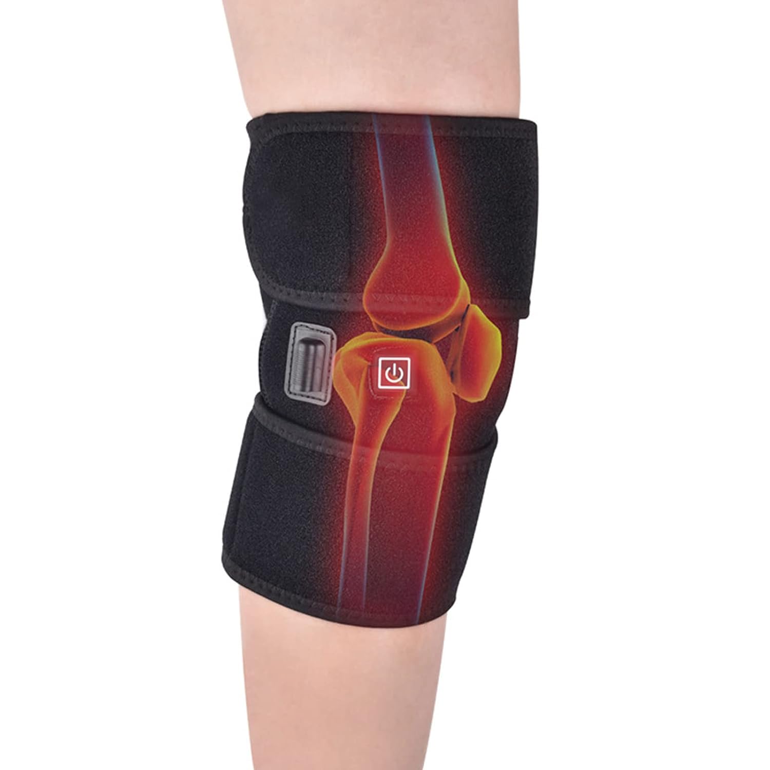 Electric Heated Knee Pad | Advanced Knee Protector with Vibration Massage for Pain Relief