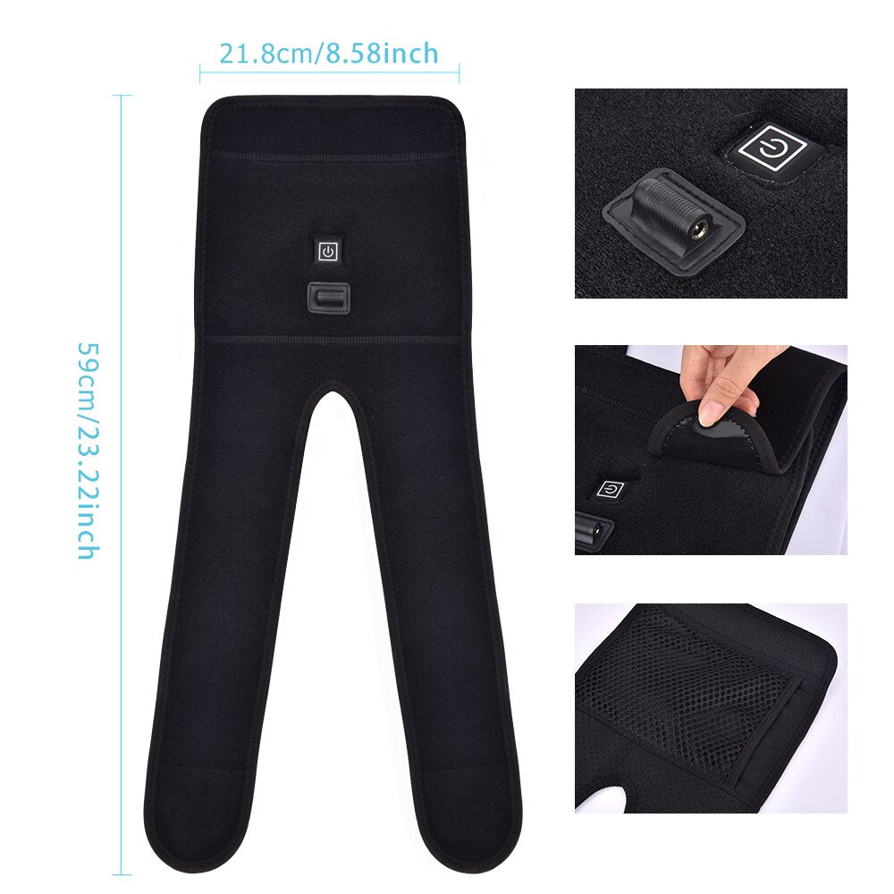 Electric Heated Knee Pad | Advanced Knee Protector with Vibration Massage for Pain Relief