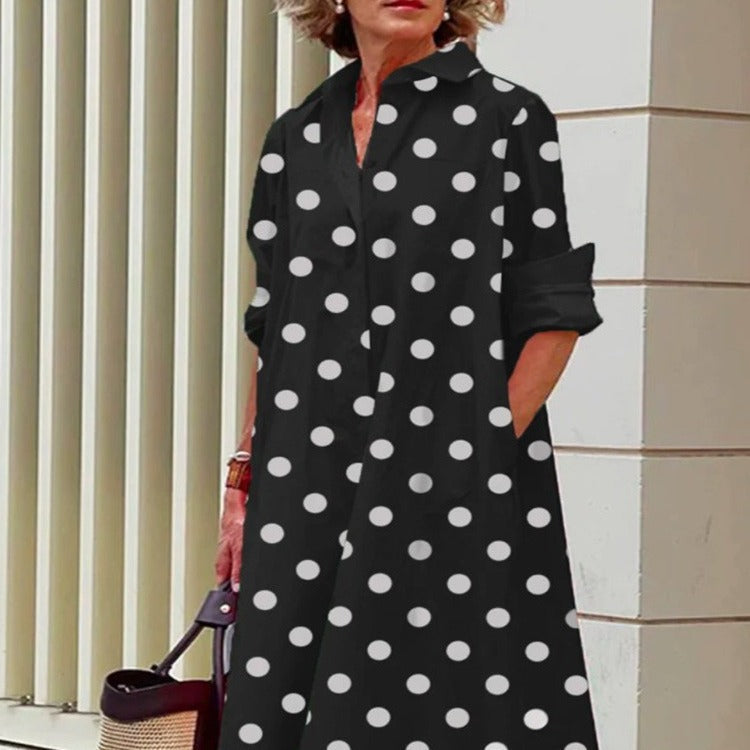 Elegant Casual Printed Women's Midi Dress | Flattering Summer Style for Any Occasion