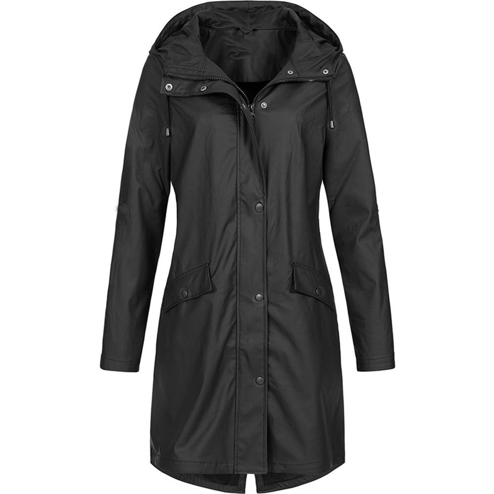 Anne | Stylish Waterproof Hooded Rain Jacket