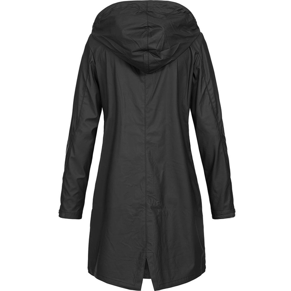 Anne | Stylish Waterproof Hooded Rain Jacket