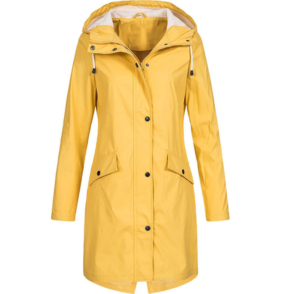 Anne | Stylish Waterproof Hooded Rain Jacket