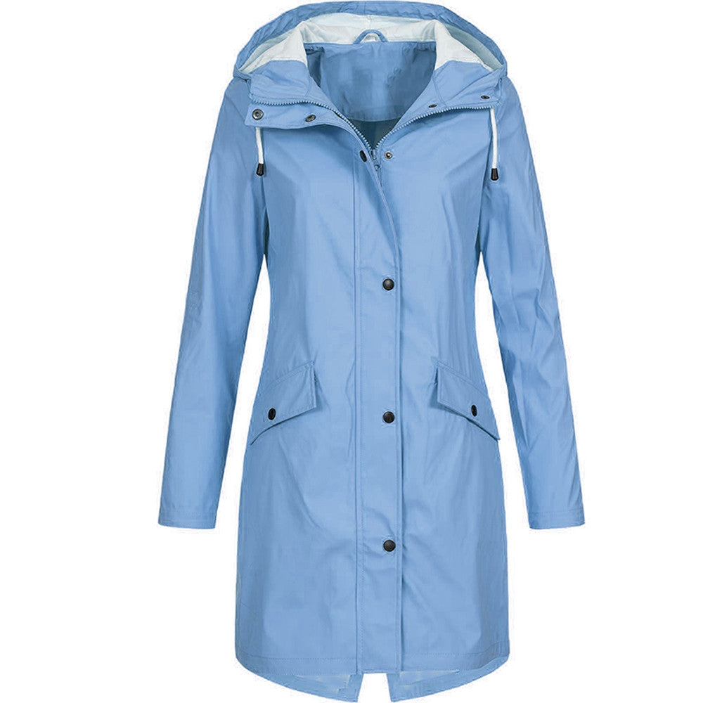 Anne | Stylish Waterproof Hooded Rain Jacket