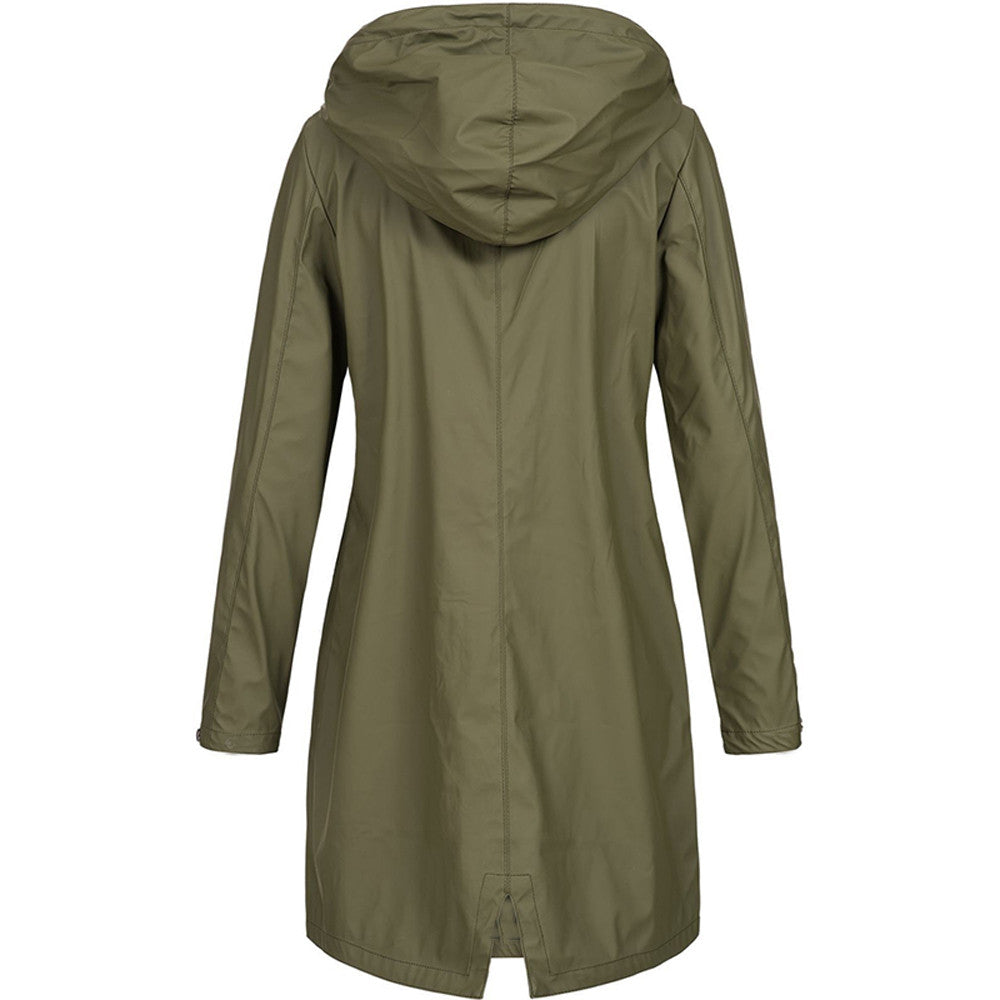 Anne | Stylish Waterproof Hooded Rain Jacket