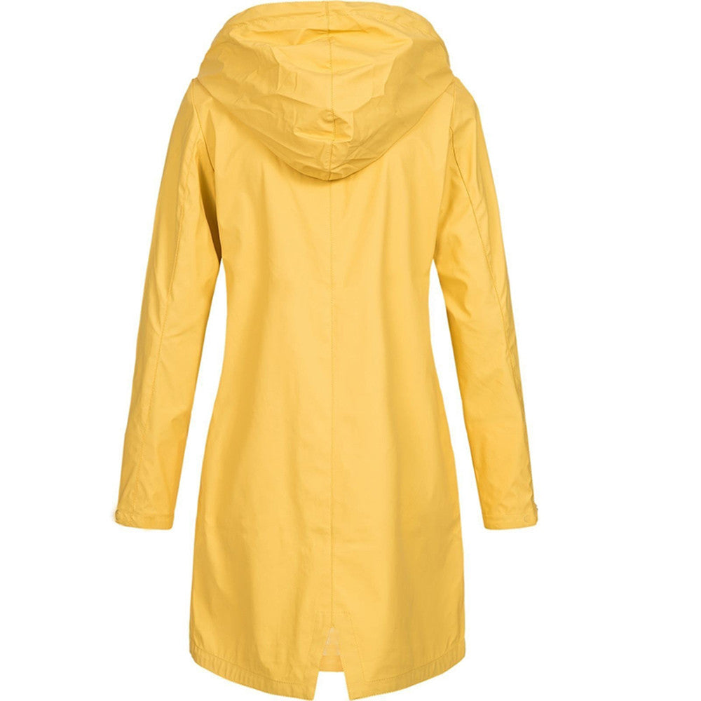 Anne | Stylish Waterproof Hooded Rain Jacket