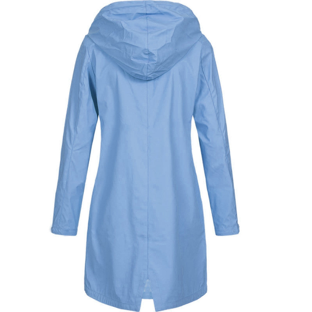 Anne | Stylish Waterproof Hooded Rain Jacket